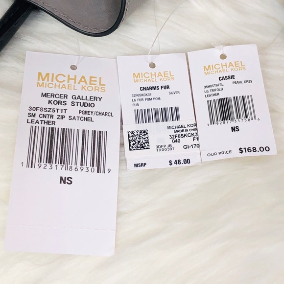 3PCS Michael Kors Center Zip Satchel Wallet Charms - Picture 8 of 8